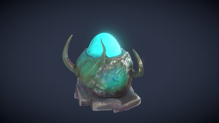 Alien Egg test 3D Model