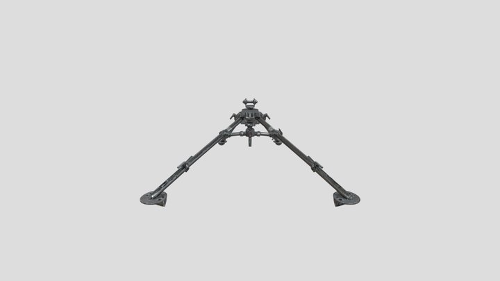 12.7 m2 browning uçaksavar sehpası 3D Model
