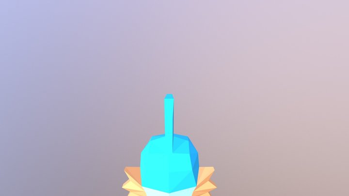 Mudkip low poly 3D Model