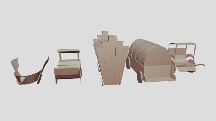 Carriages 3D Model
