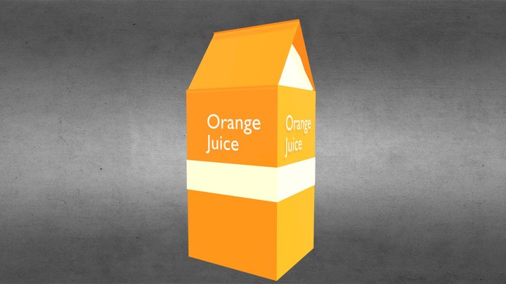 Orange Juice 3D Model