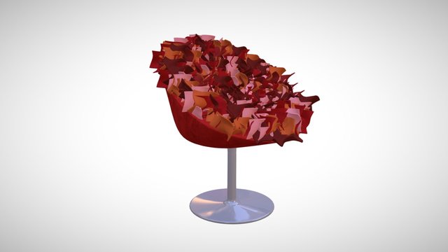 (Moroso) Tokujin Yoshioka Bouquet Armchair 2008 3D Model