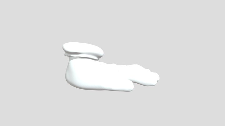 鞠躬小灯-手 3D Model