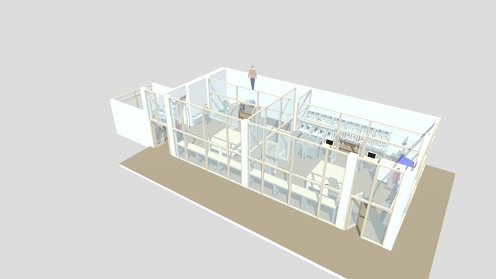 Indeling-werkplaats-ap 3D Model