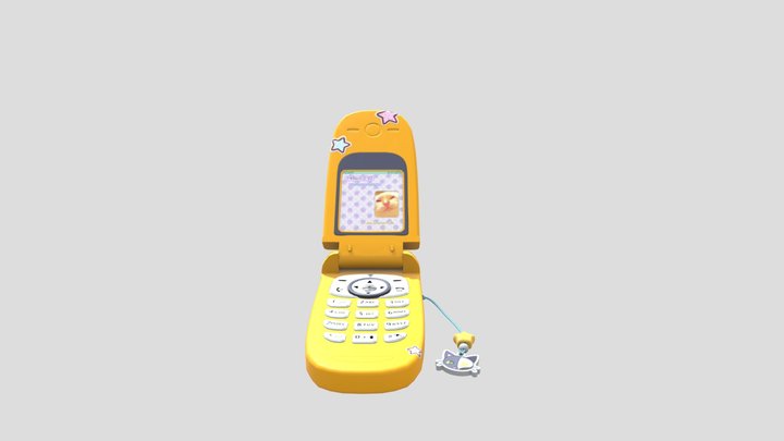 Flip-phone 3D Model