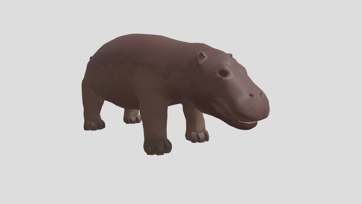 Hippo (Downloadable) 3D Model