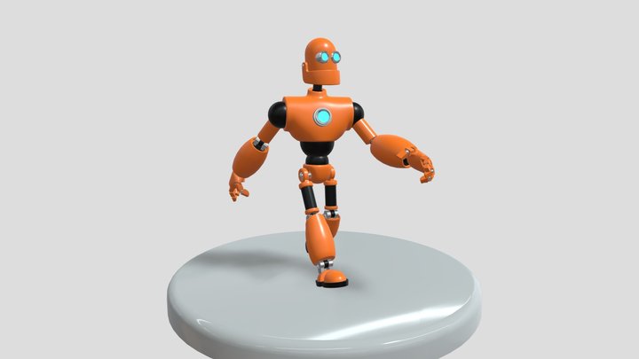 Robot walking 3D Model