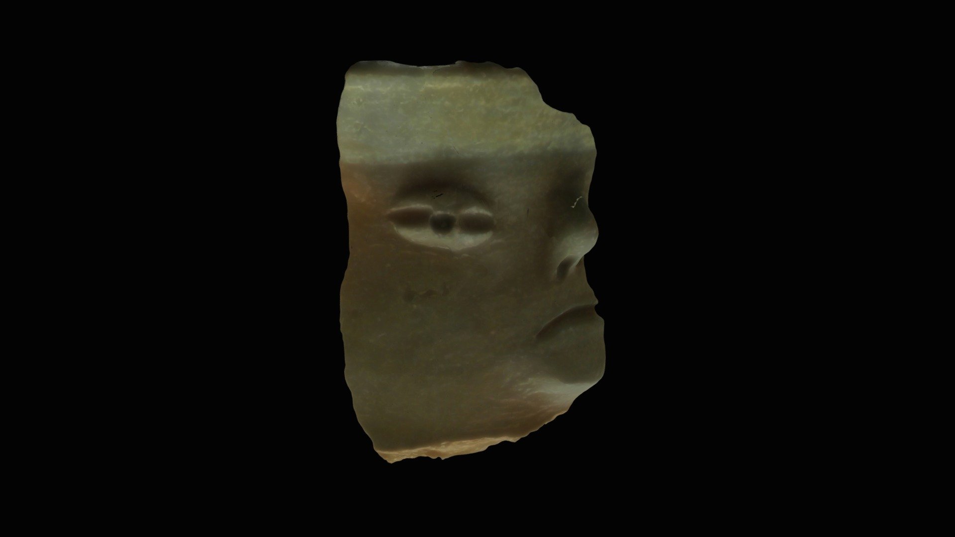 C B15-651- Face Gall W Paint