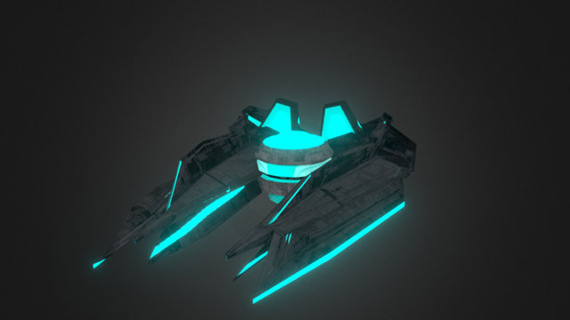 Spacefighter-Calos02 3D Model