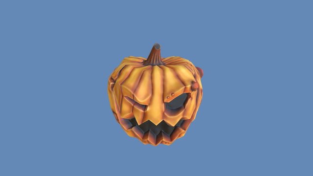 Pumkin Head 3D Model