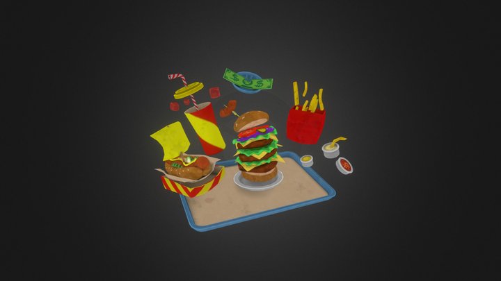 Burger & Co 3D Model
