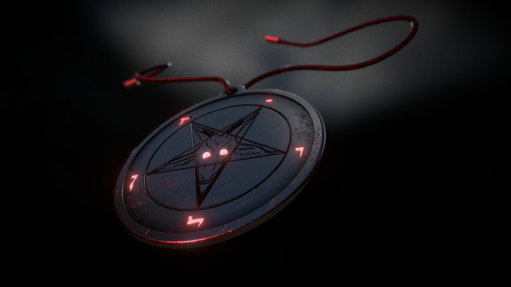 Black Magic Medallion - SketchfabWeeklyChallenge 3D Model