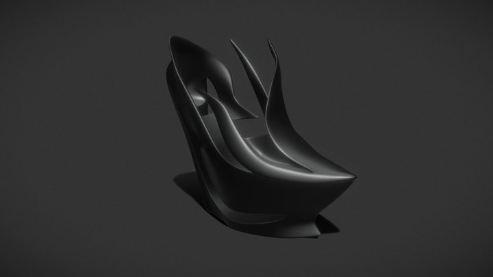 3D Printed Design Shoe by Isabelle Du 3D Model
