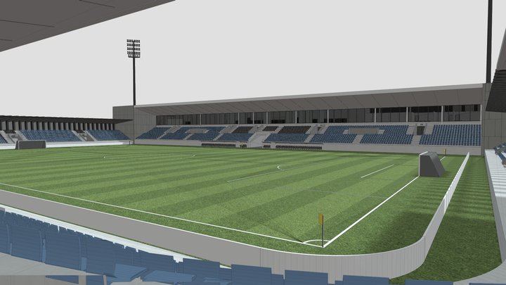 Stadiumi Rahoven_001B 3D Model