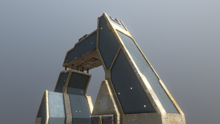 Inner City - Vertical Pentagon 3D Model