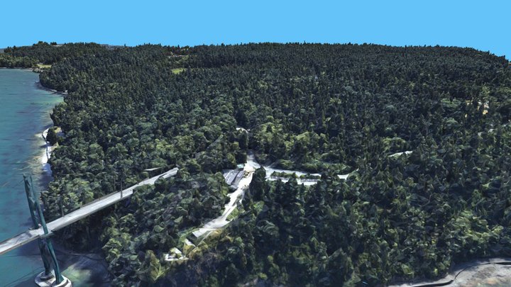 Stanley Park, Vancouver, BC, CA – Kostenloses 3D-Modell STL