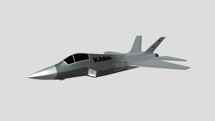 Turkish Aerospace Industries KAAN 3D Model