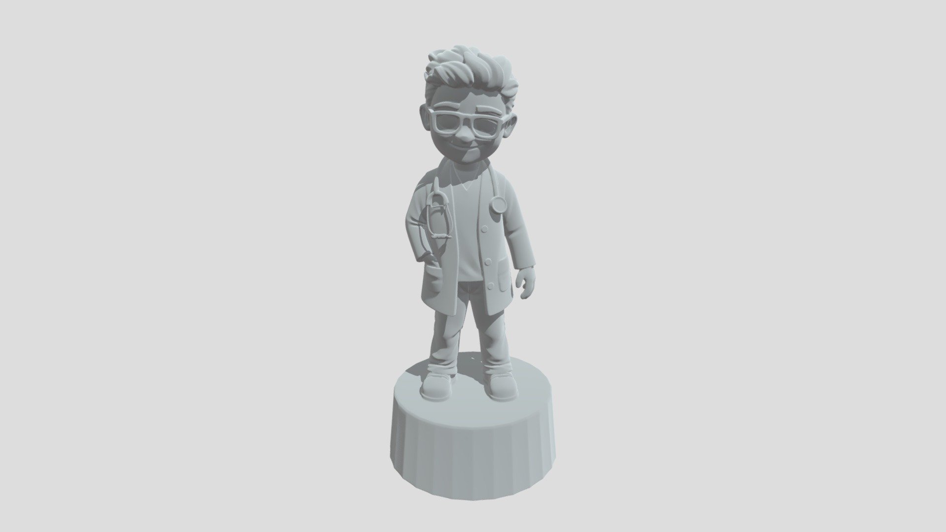 Mini Doctor Figurine - 3D model by GabgluGod [354a96f] - Sketchfab