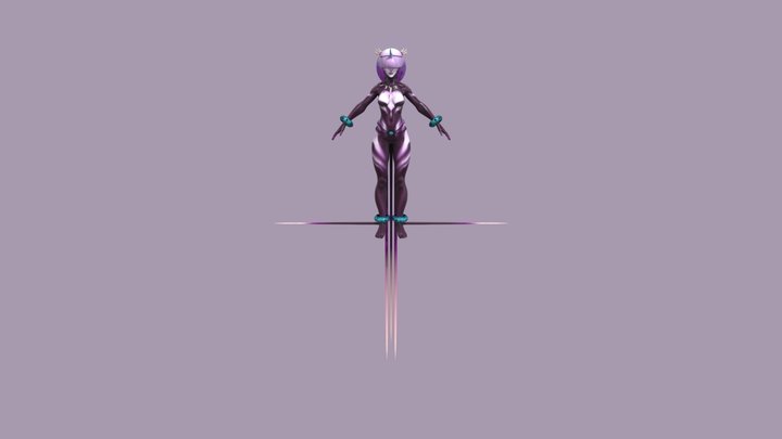 Nariah - Noarah fanart 3D Model