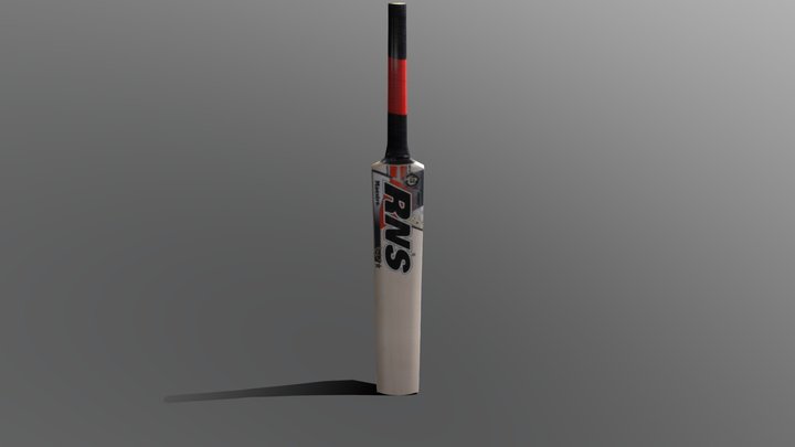 Cricket Bat 3D Model