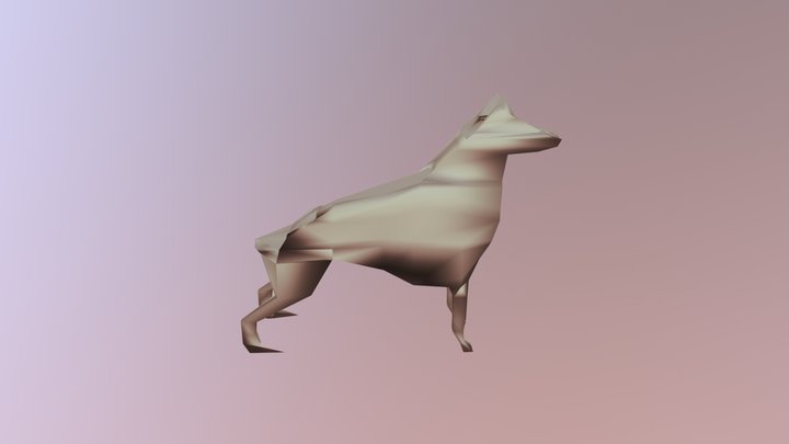 Dog/Wolf (1st Model) 3D Model