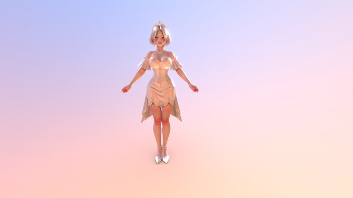 The White Star — Heroine of the Last Light 3D Model