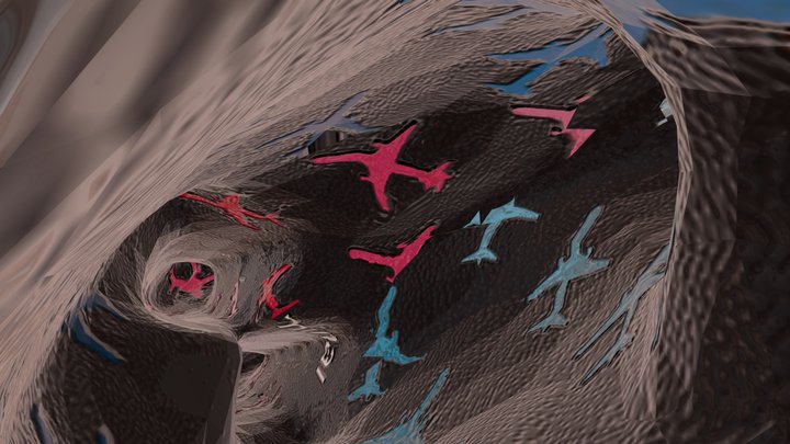 LAX Infographic 3D Model