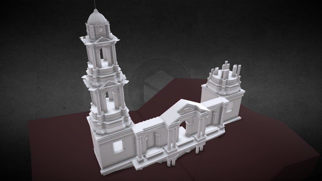 Templo de Paricutín - 3D model by Leo Torres (@leotorres) [354dba7 ...