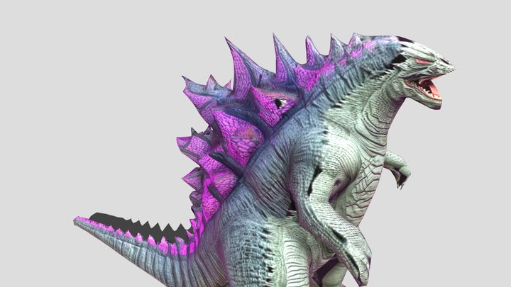 Godzilla Photorealistic 3D Model A.I Generated. 3D Model