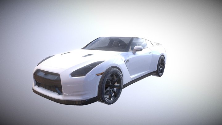 Nissan GTR 2016 3D Model