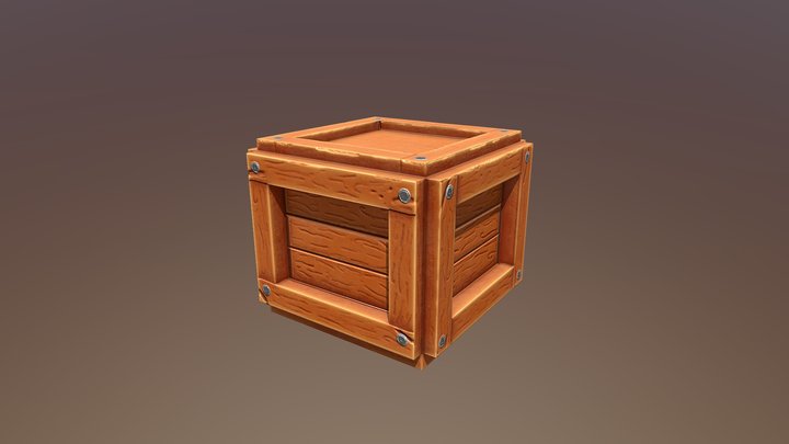 Wod Crate Low 3D Model