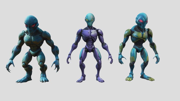 ALIENS 3D Model