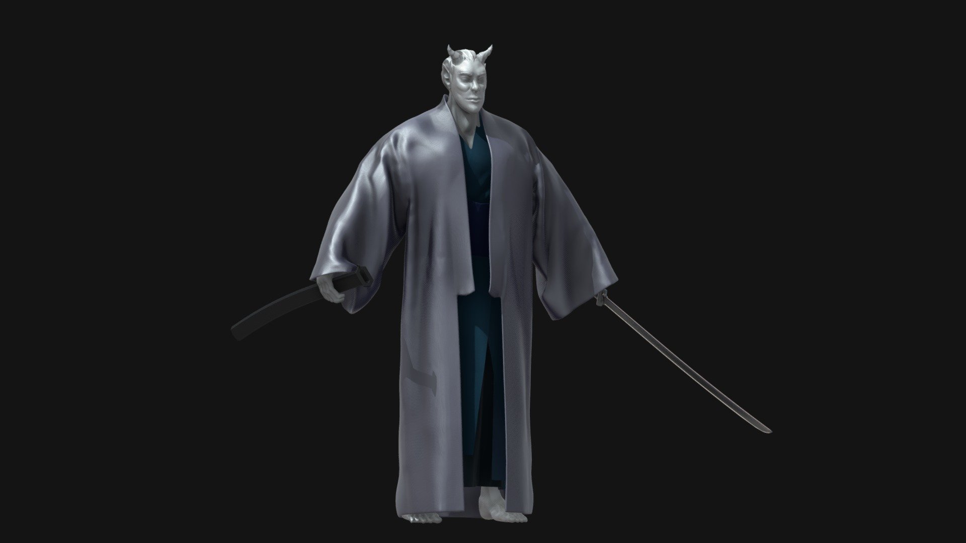 Samurai - Download Free 3D model by KarolinaP [3551643] - Sketchfab