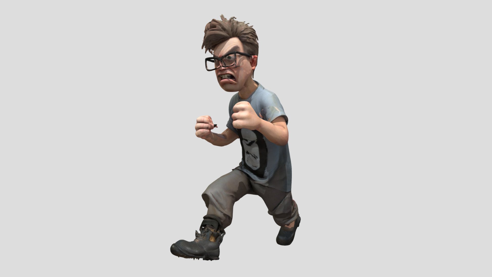 One Nerd's War on AI - Download Free 3D model by Brian Trepanier (@CMBC ...
