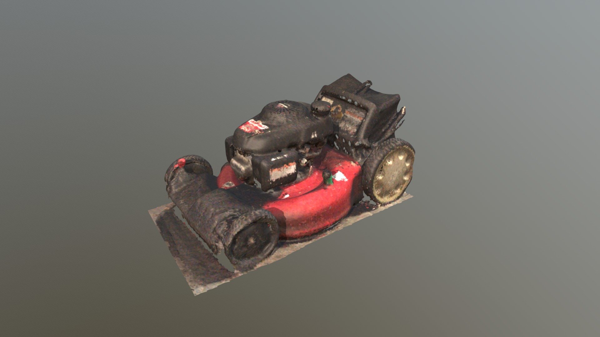Red Honda Lawnmower