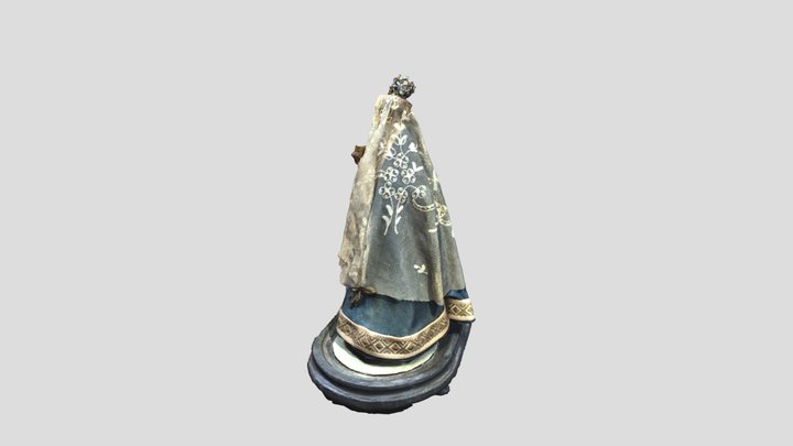 Holy Mary & Jesus Wax Doll 3DScan 3D Model