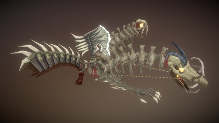 Skeleton Crossbow 3D Model