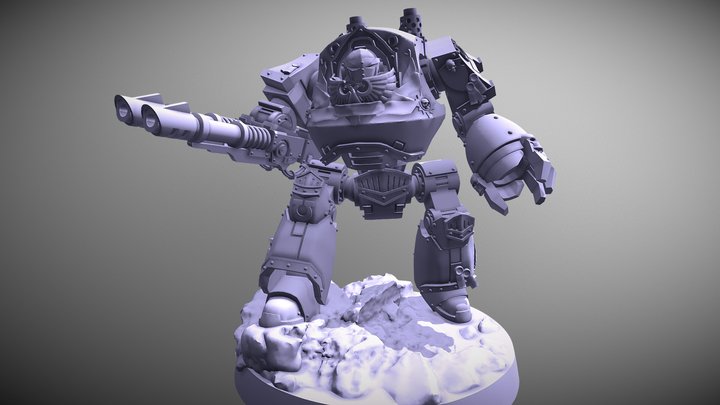 Relic Contemptor Dreadnought 3D Model