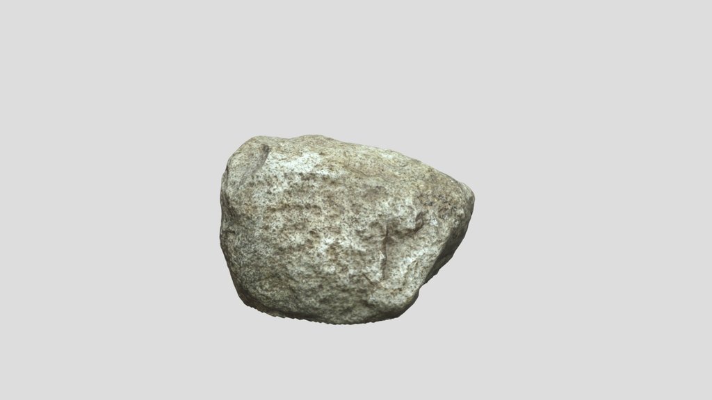 Photoscanned Rock 01