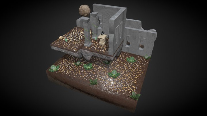 Flooded Warzone Gamejam2026 Level 3D Model