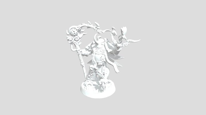 Plaguecaster Sorcerer 3D Model