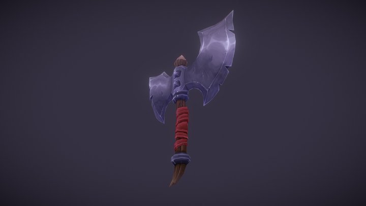 Orcish Axe 3D Model