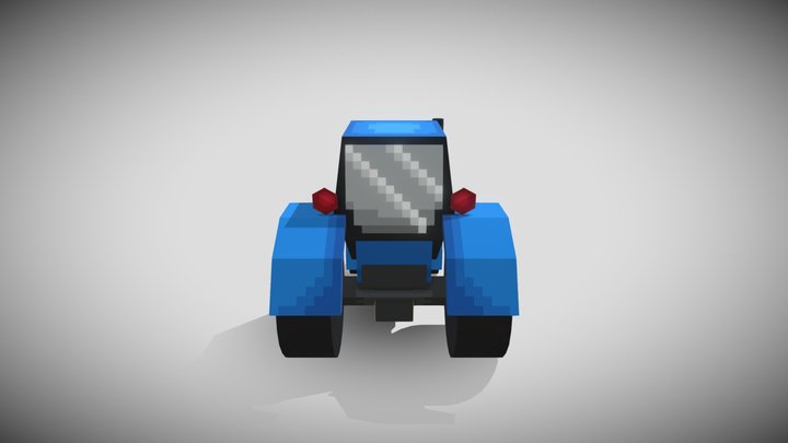 Tractor Belarus 3D Model