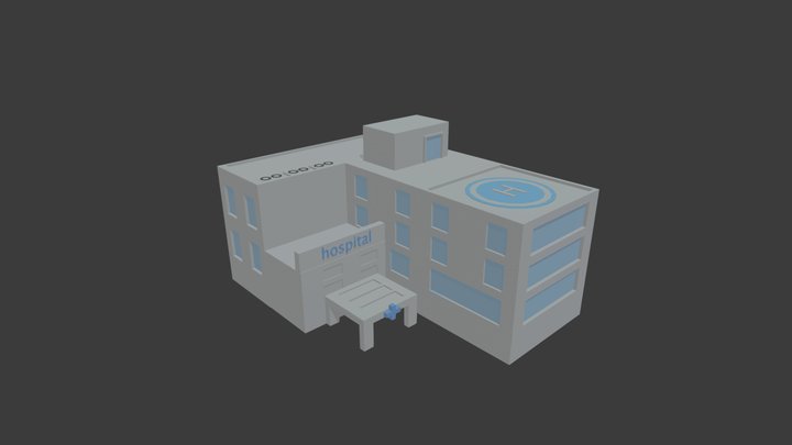 hospital 3D Model