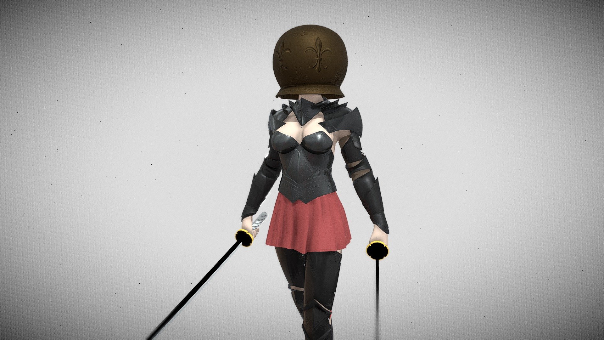 Girl Charater - Download Free 3D model by guenhag [355e177] - Sketchfab