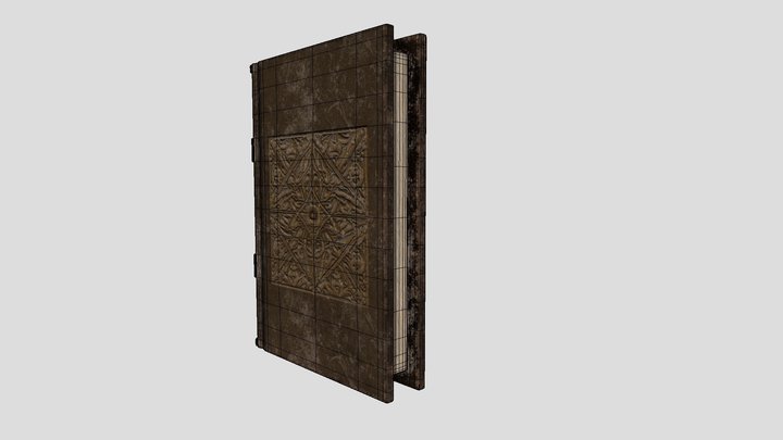 An Old Book 3D Model