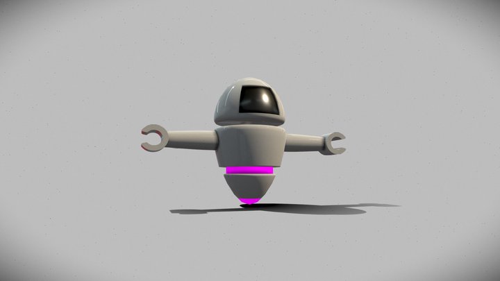 Eva type robot/droid 3D Model