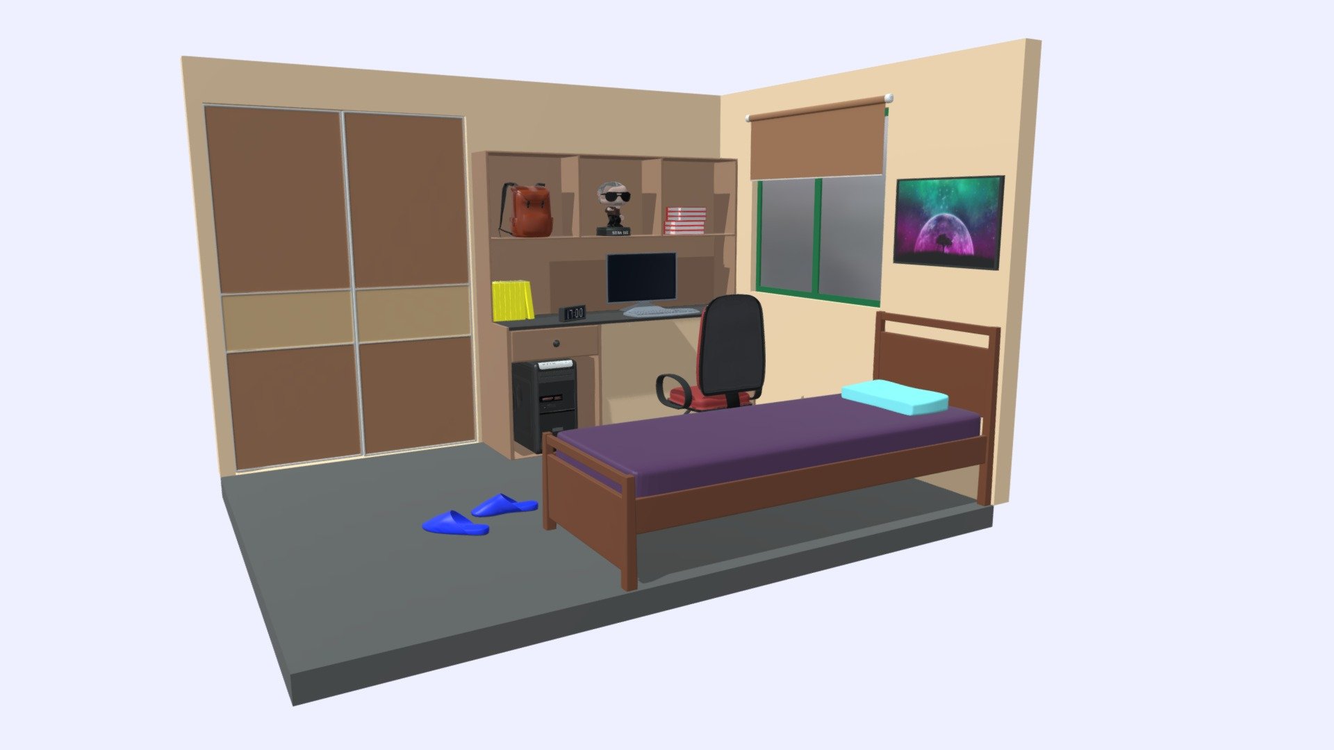 Habitación - 2007 - 3D model by LTellez14 [3561c98] - Sketchfab