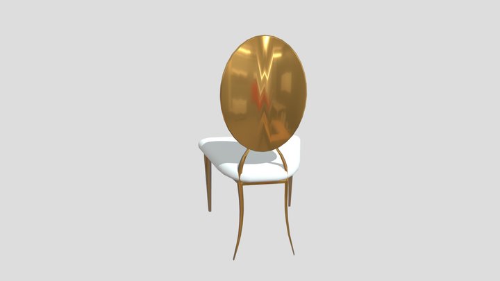 round-back-chair 3D Model