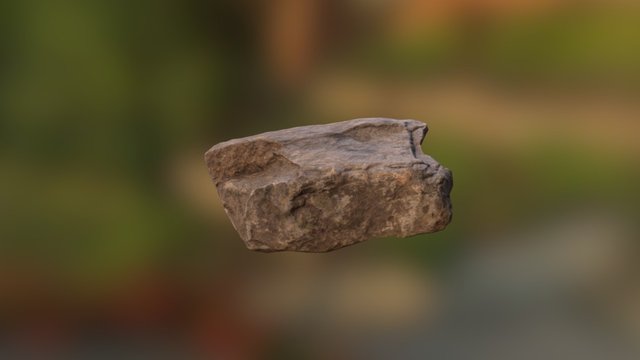 Red Rock 4 Textured 3D Model